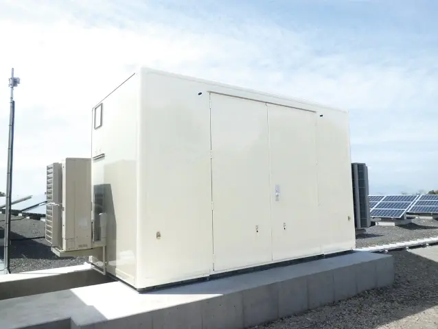 太陽光発電用パワコン収納箱（シェルター・局舎）