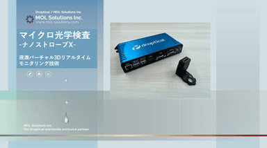 リアルタイム液滴監視システム「ナノストローブX」