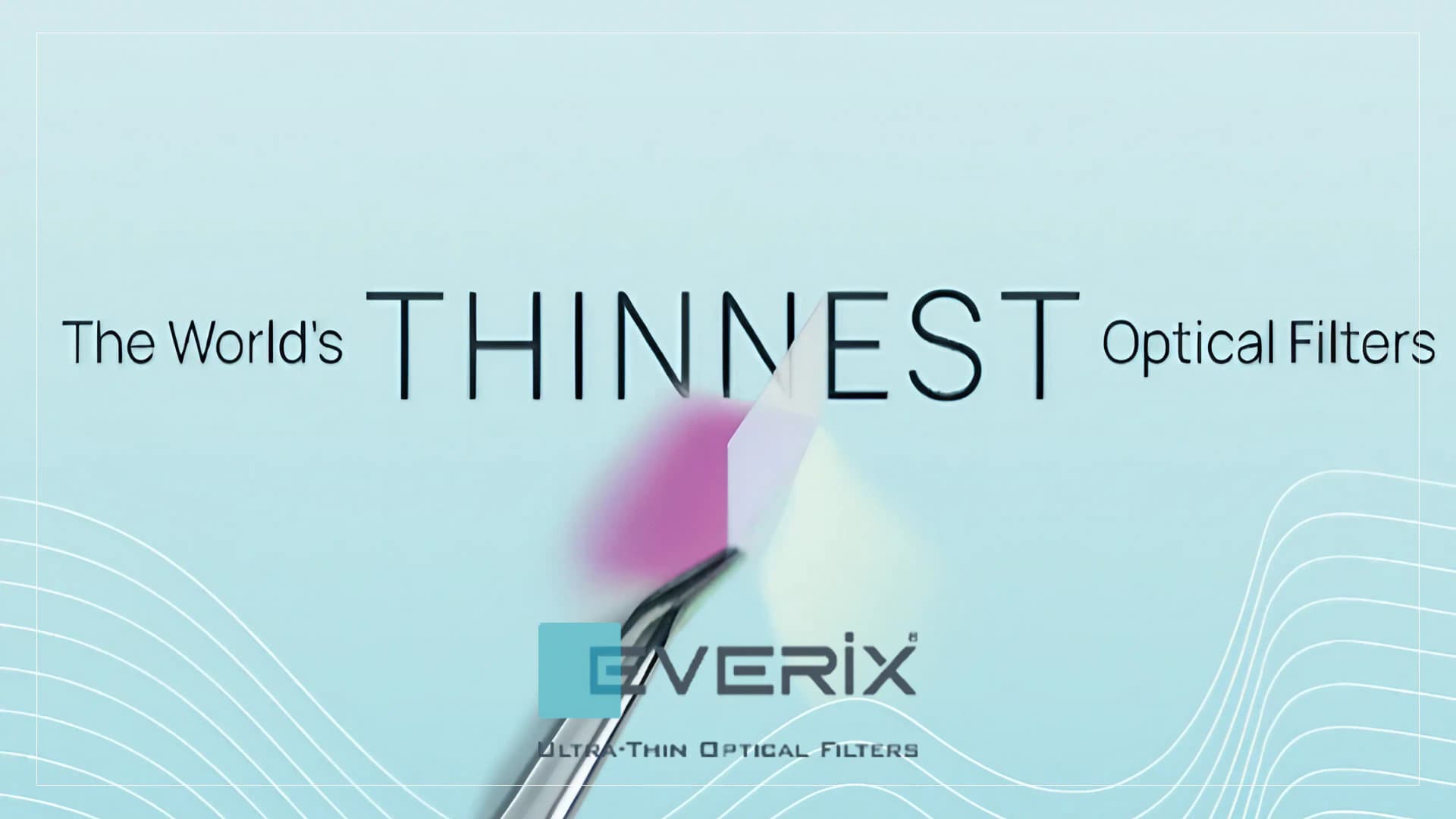 EVERIX®社製 Ultra-thin 樹脂製光学フィルター