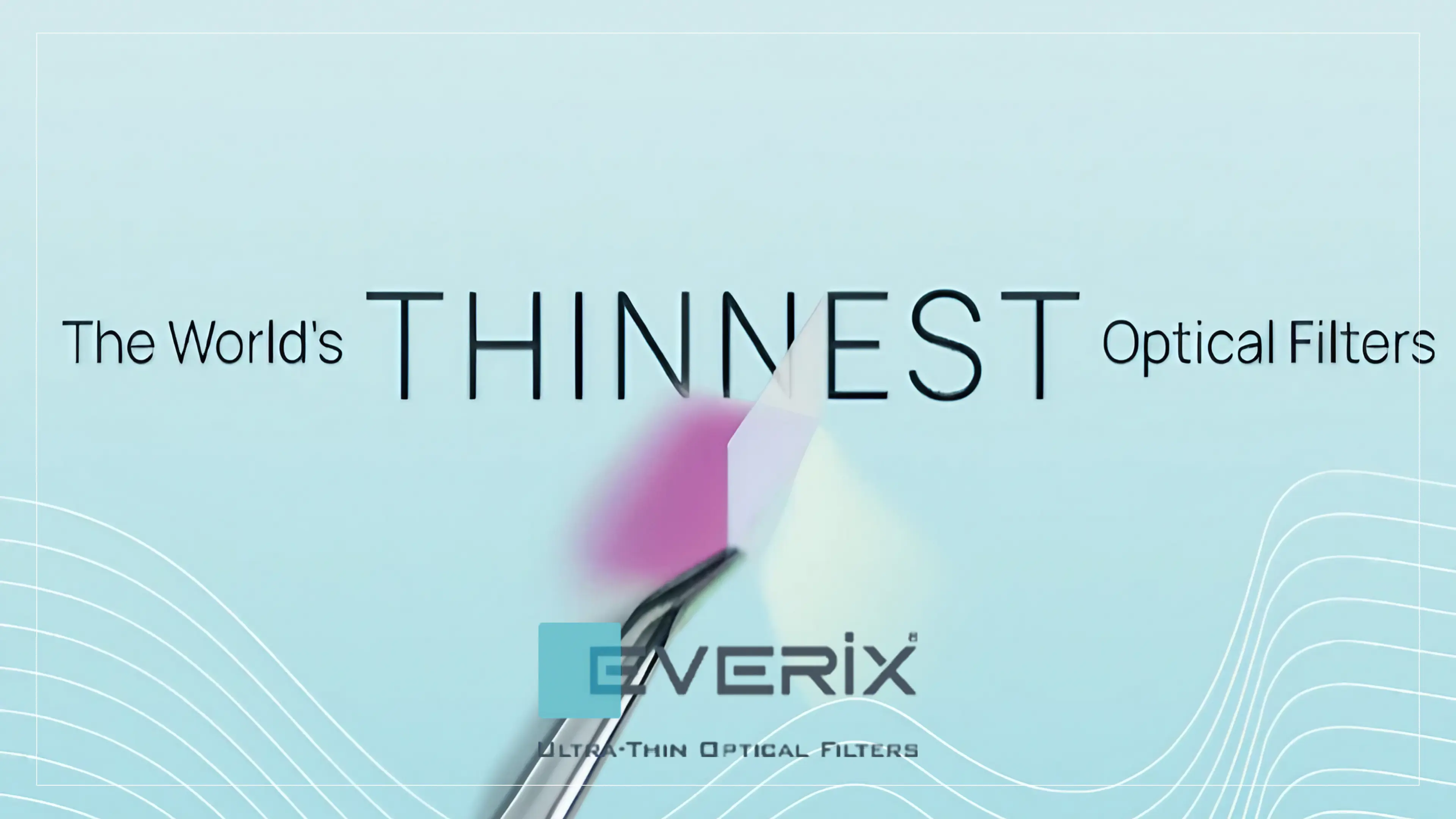 EVERIX®社製 Ultra-thin 樹脂製光学フィルター