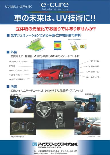 【リーフレット】プラスチックコーティング用UV硬化システム