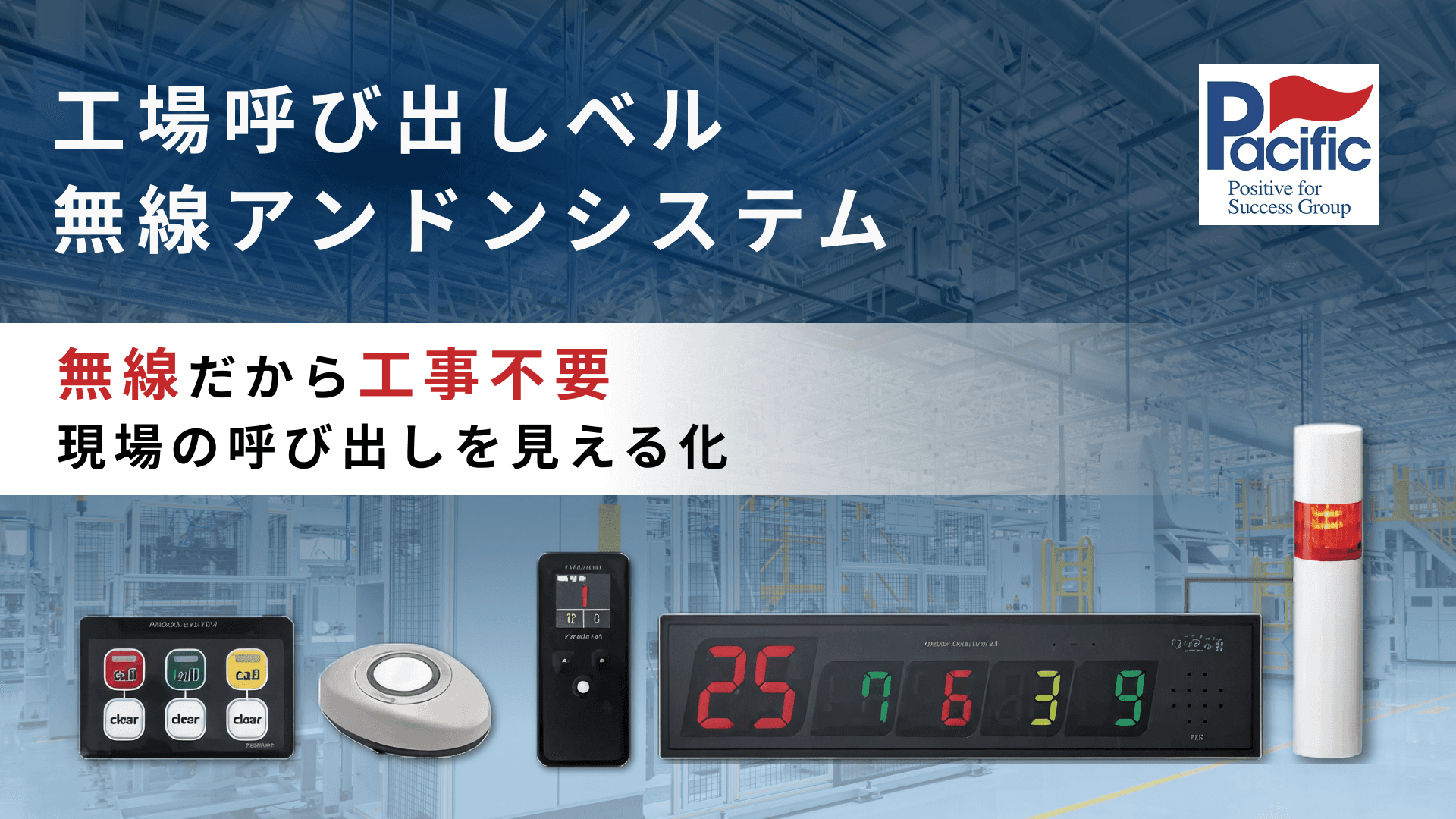 工場呼び出しベル｜無線アンドンシステム