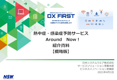 熱中症・感染症予防サービス　Around Now! 資料
