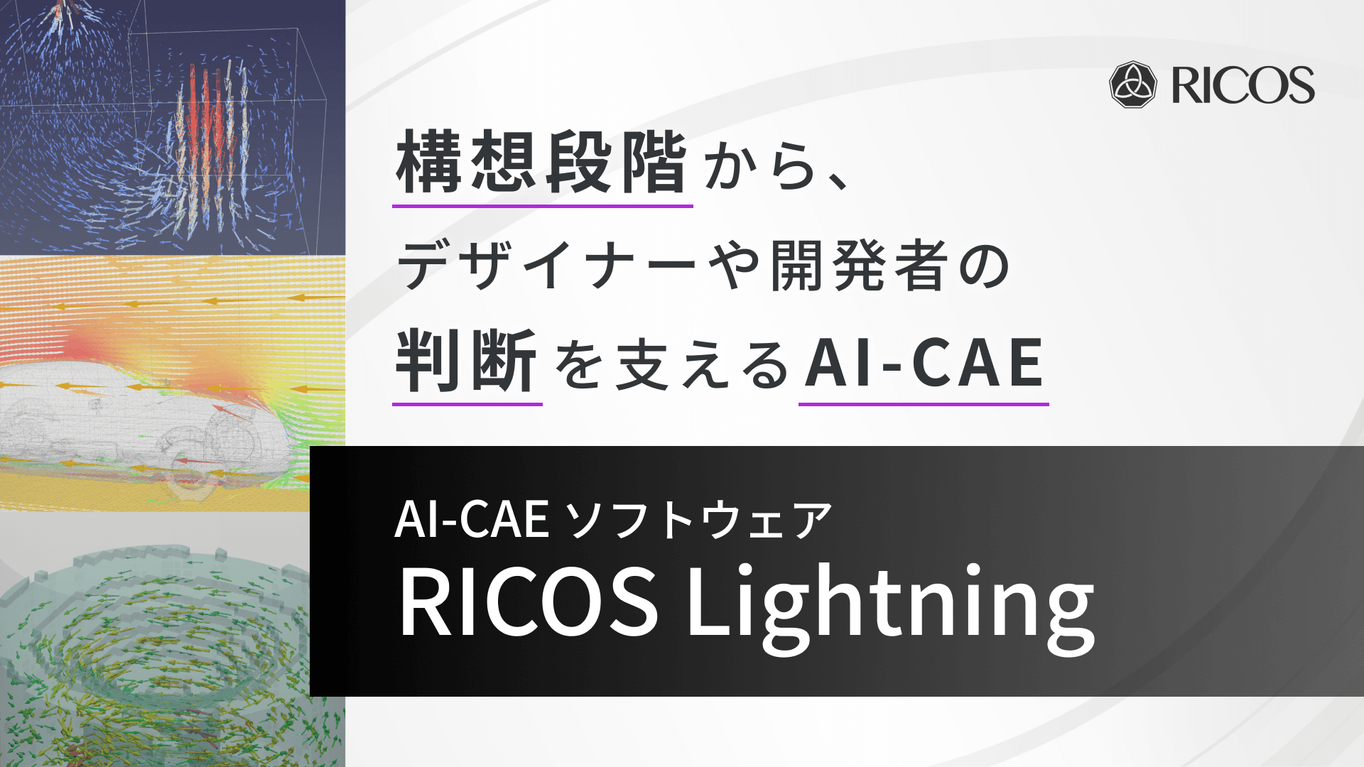 RICOS Lightning | AI-CAE ソフトウェア