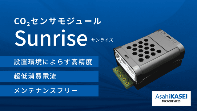 CO2センサモジュール「Sunrise（サンライズ）」