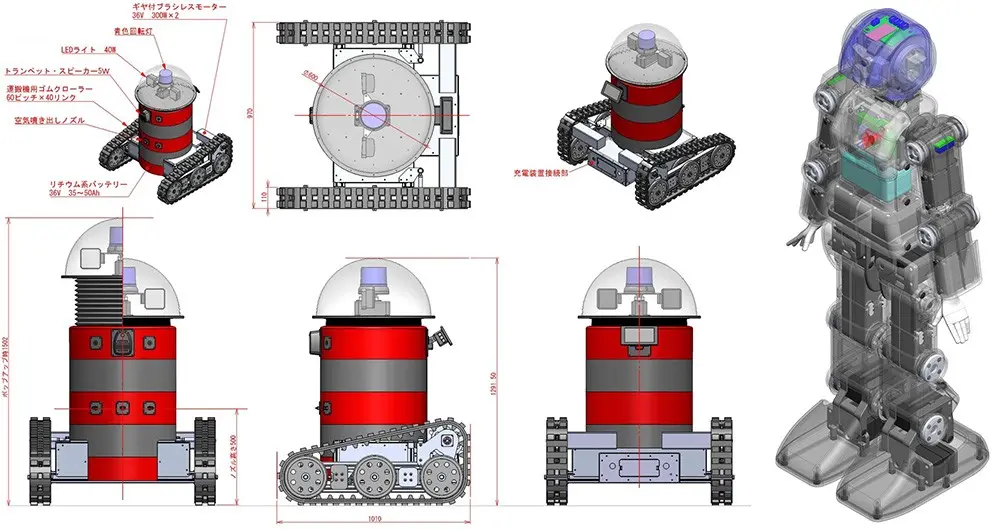 独自のロボット開発