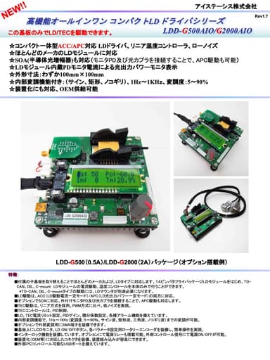 多機能オールインワン　コンパクトLDドライバーシリーズ　カタログ 資料