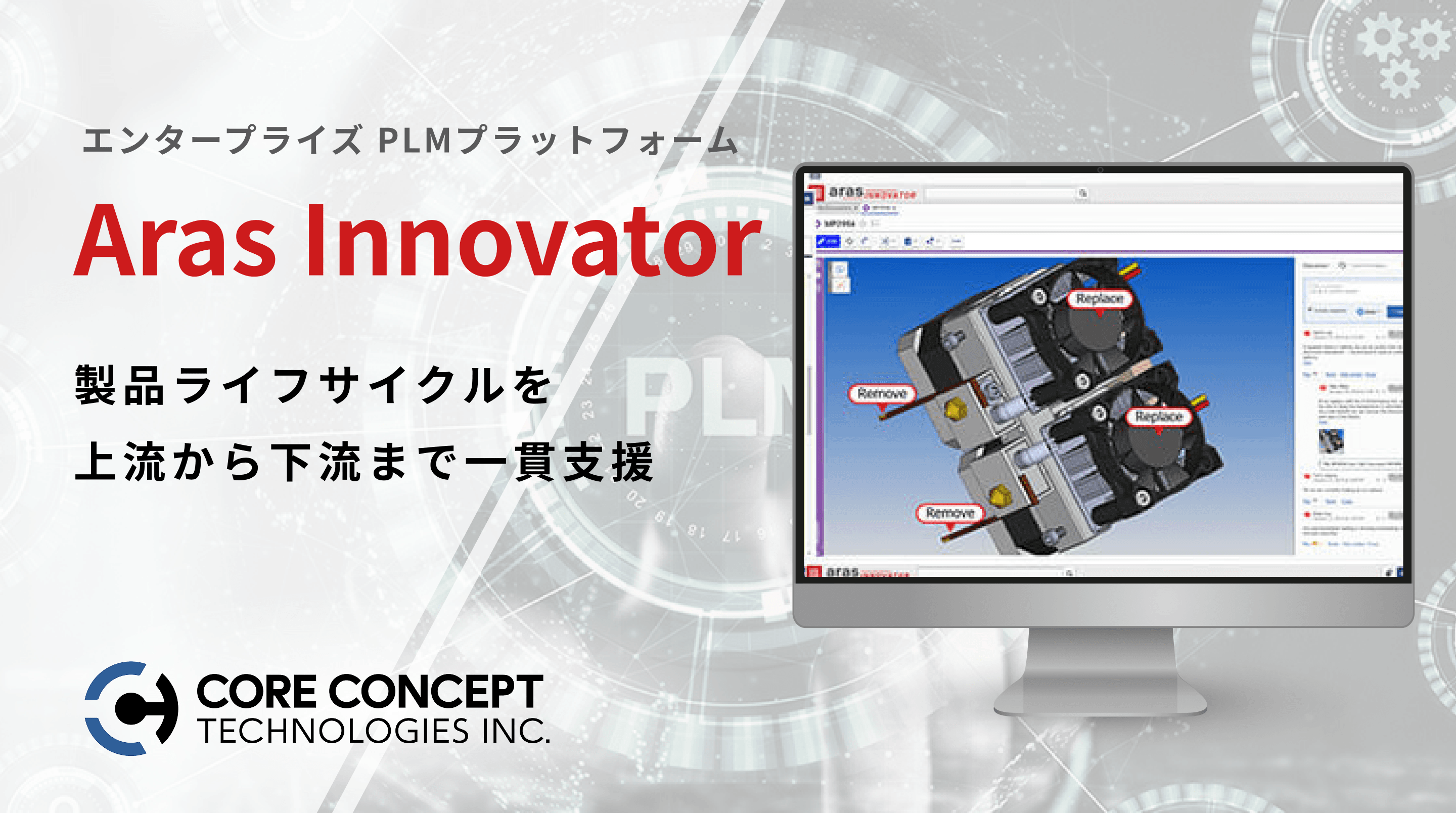 PLM製品　Aras Innovator