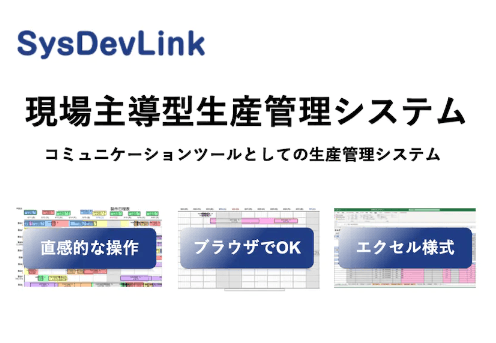 「現場主導型生産管理システム」について詳しく見る