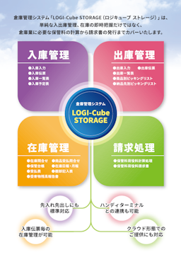 倉庫管理システム ロジキューブストレージ(LOGI-Cube STORAGE)資料