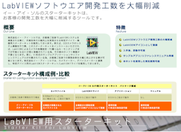 「LabVIEWスターターキット」についての資料
