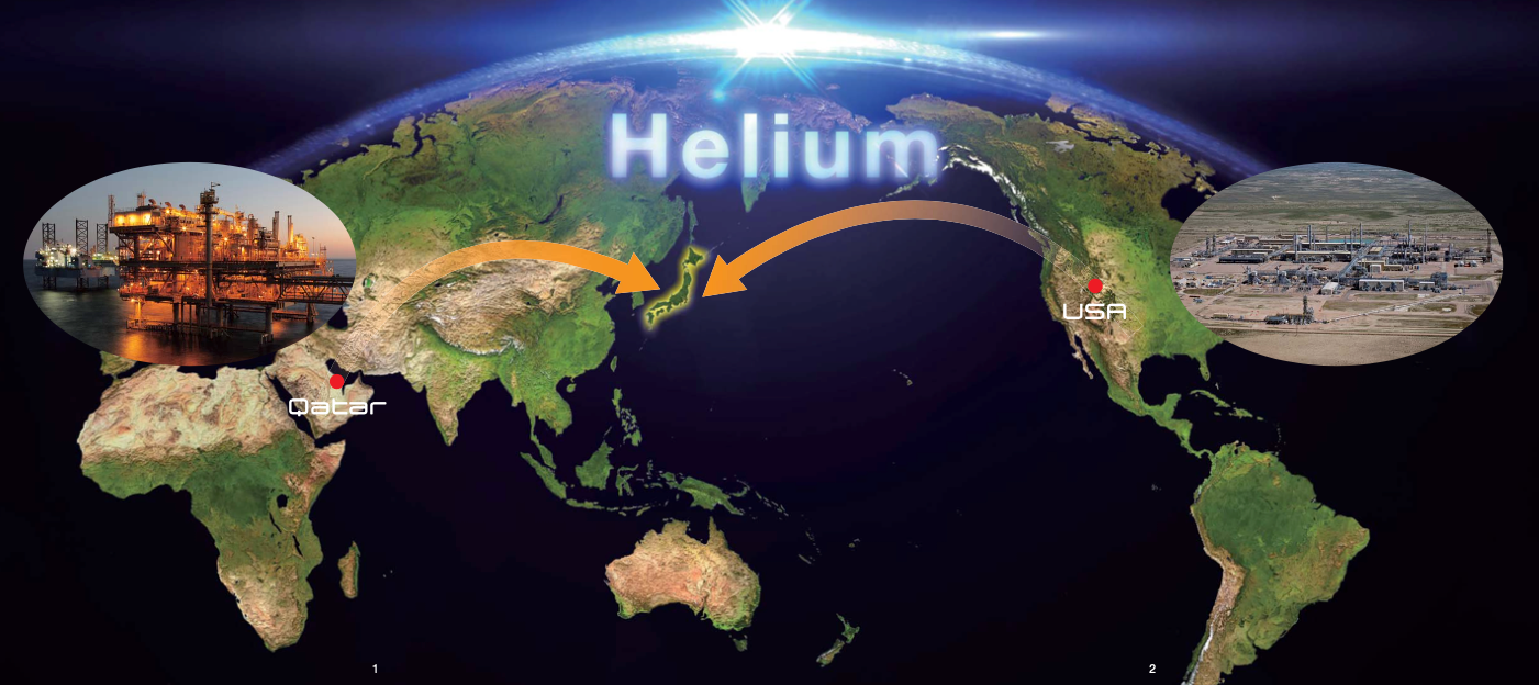 7N超高純度ヘリウムガス