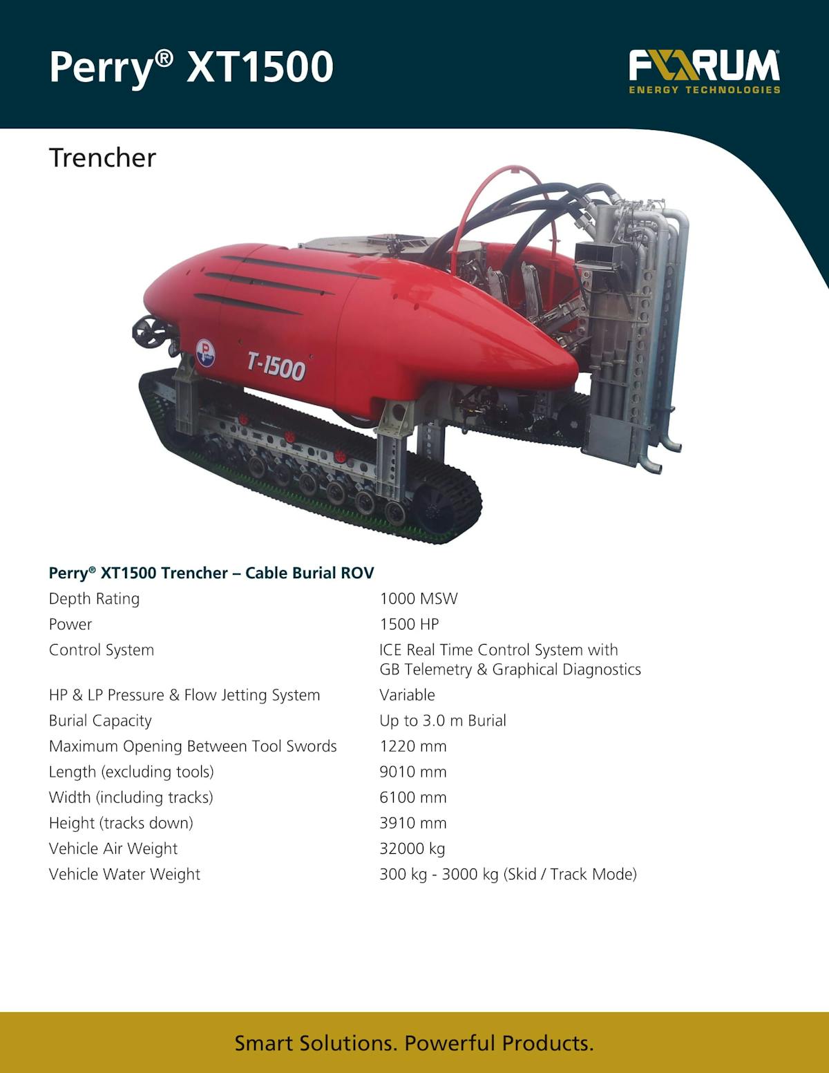 Trencherタイプ XT1500 カタログ