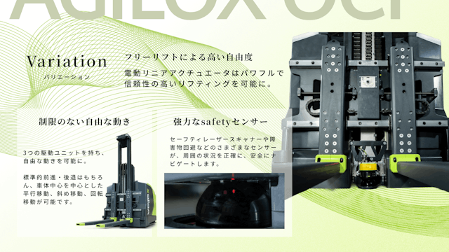 自律型ロボットAGILOXシリーズ